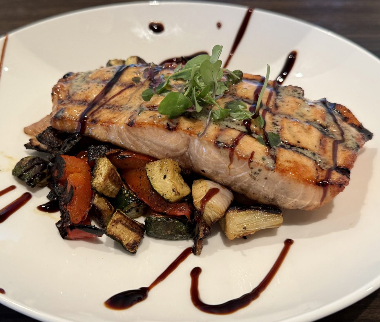 grilled salmon